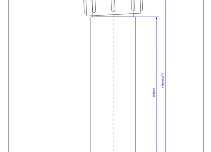 McAlpine T22L 1½" Extension Piece