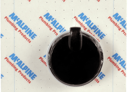 McAlpine CARD-19 Sink Overflow Stopper - O/FSTOP-BL