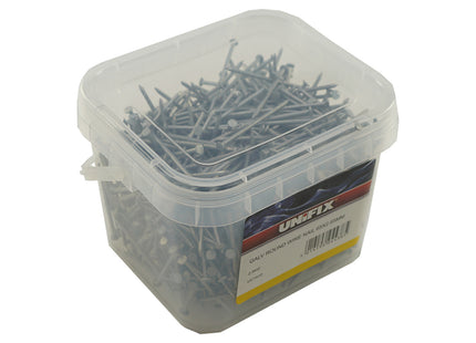 Unifix Galvanised Round Wire Nails 2.5Kg Tubs - 40mm x 2.65 (Box of 4)