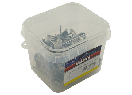 Unifix Galvanised Spring Head Roof Nails 1Kg Tubs - 65mm x 3.35 (Box of 4)
