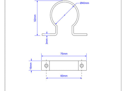 McAlpine S30 1¼" Pipe Clip