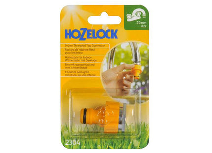 Hozelock Indoor Threaded Tap Connector 22mm - 100-000-784