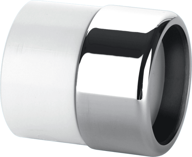 McAlpine ABS32/35G-CB Chrome Plated Brass Compression Straight Connector x ABS Solvent Weld