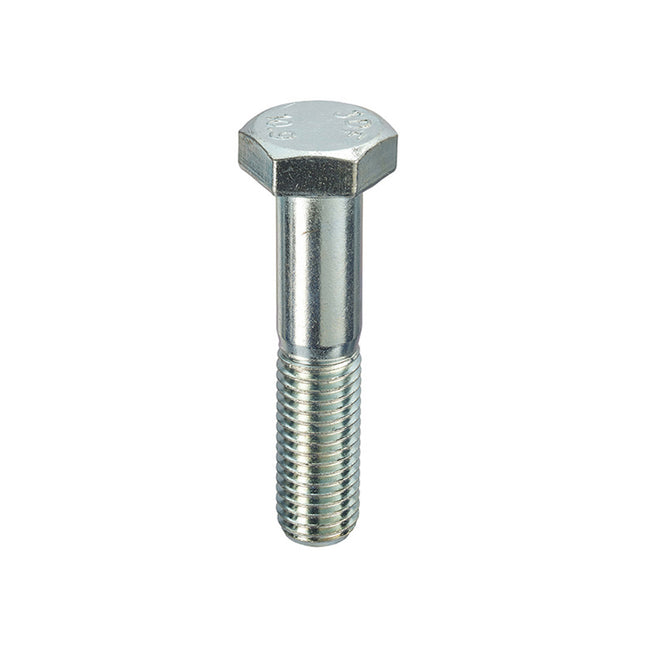 Unifix Grade 10.9 High Tensile Hexagon Bolts DIN 931 Bright Zinc Plated - M8 x 50 (Box of 200)