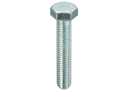 Unifix Grade 10.9 High Tensile Hexagon Setscrews DIN 933 Bright Zinc Plated - M10 x 30 (Box of 200)