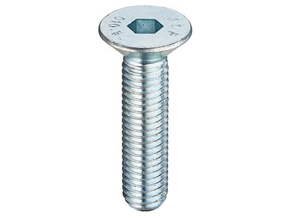 Unifix Grade 10.9 Socket Countersunk Head Screws DIN 7991 Bright Zinc Plated - M8 x 50 (Box of 200)