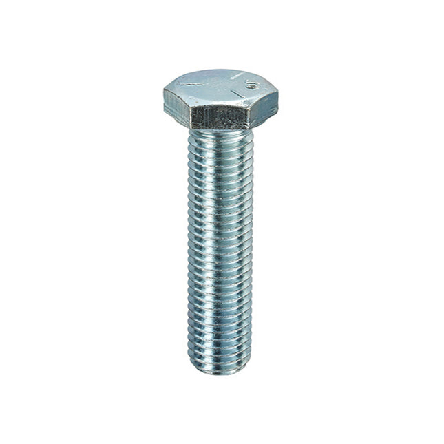 Unifix Sae Grade 5 Unc Hexagon Setscrews ANSI B18.2.1/Bs 1768 Bright Zinc Plated - 1/4-20 Unc x 2 (Box of 200)