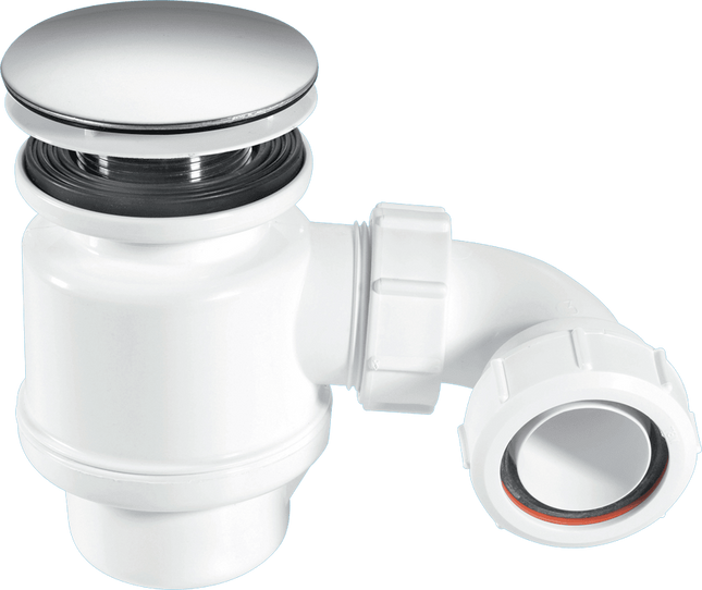 McAlpine STW8-M 50mm Water Seal Resealing Shower Trap with Multifit Outlet