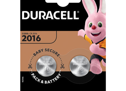 Duracell DL2016 Coin Cell Battery -10 x 2 Pack (20 Batteries)
