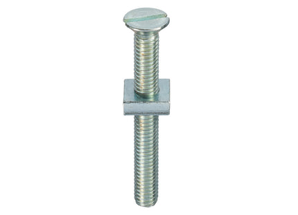 Unifix Grade 4.8 Countersunk Head Gutter Bolts And Sq Nuts DIN 963 Bright Zinc Plated - M6 x 40 (Box of 200)