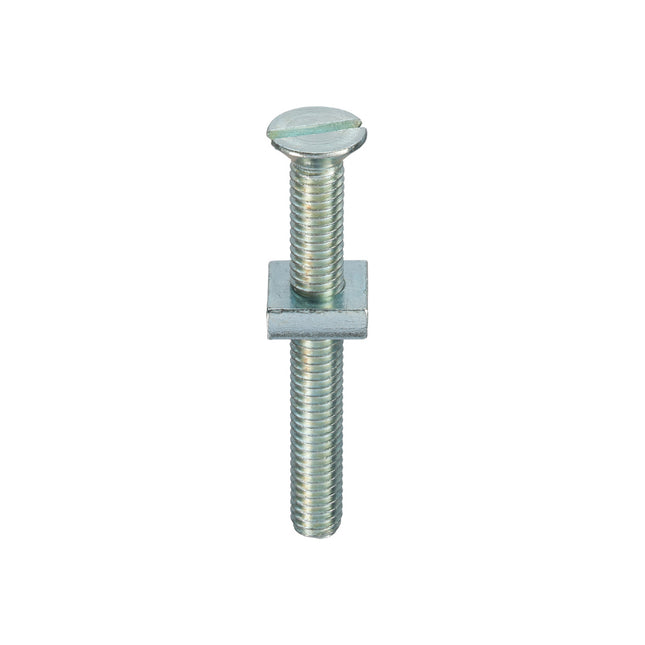Unifix Grade 4.8 Countersunk Head Gutter Bolts And Sq Nuts DIN 963 Bright Zinc Plated - M6 x 20 (Box of 200)