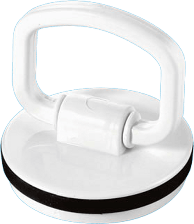 McAlpine WP2H 1¾" White Plastic Plug with Rubber Seal and Handle