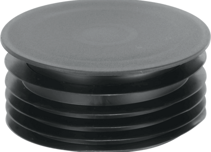 McAlpine DC4-BL Black 4"/110mm Drain Connector Blank Cap