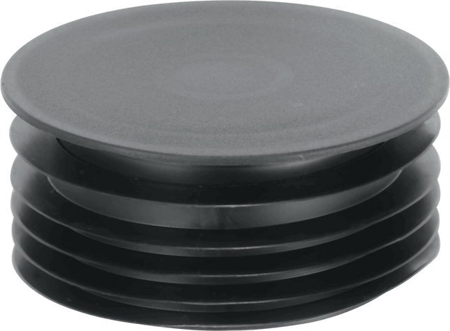 McAlpine DC4-BL Black 4"/110mm Drain Connector Blank Cap