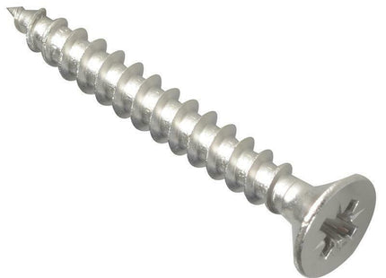 Forgefix Multi-Purpose Pozi Screw Csk St Stainless Steel 5.0 X 40Mm Box 200
