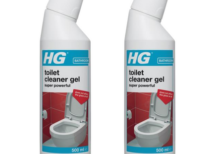 HG Toilet Cleaner Gel Super Power 500ml (Pack of 2)