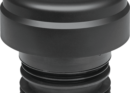 McAlpine VP100E Black Ventapipe 100 Internal /External with dual-fit synthetic rubber finger seal outlet for 4"/110mm pipe