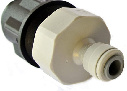 John Guest 15mm Pipe to 1/4 Inch Pushfit Fridge Water Filter Pipe Adapter