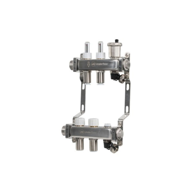 John Guest Speedfit 15mm 2 Port UFH Manifold - JGUFHMAN2/4 - Perfect for Underfloor Heating