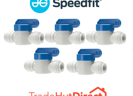 John Guest Speedfit 12mm Shut Off Valve - PPMSV041212W (Pack of 5)