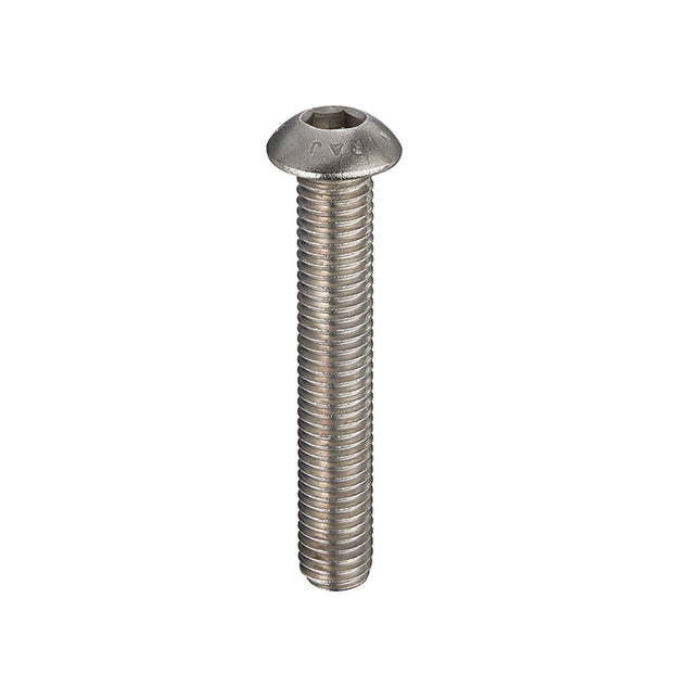 Unifix A2-70 St/St Socket Button Head Screws Iso 7380-1 - M6 X 60 (Box Of 100)