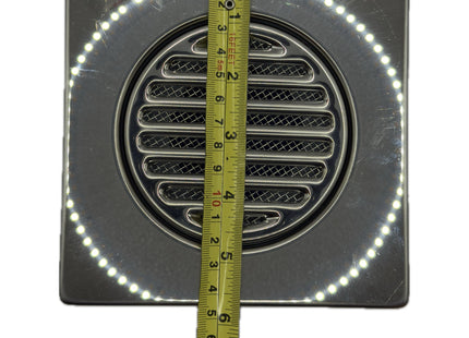 McAlpine Stainless Steel 150mm Shower Grid Tile Unit with Non-Return Valve      FGT150-SV-110