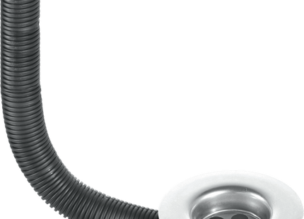 McAlpine FSW2PC Sink Combined Waste and Overflow - Chrome Plated Overflow Grid 1.5" x 85mm Flange