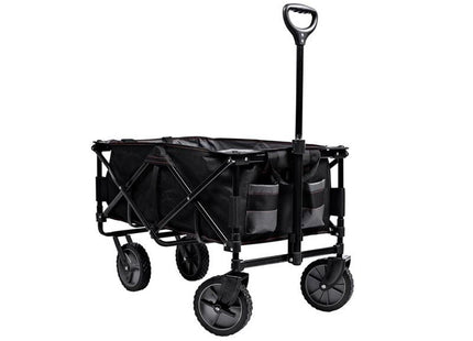 Black & Decker Collapsible Outdoor Utility Wagon - 80kg Capacity, 4 Wheels - Perfect for Transporting