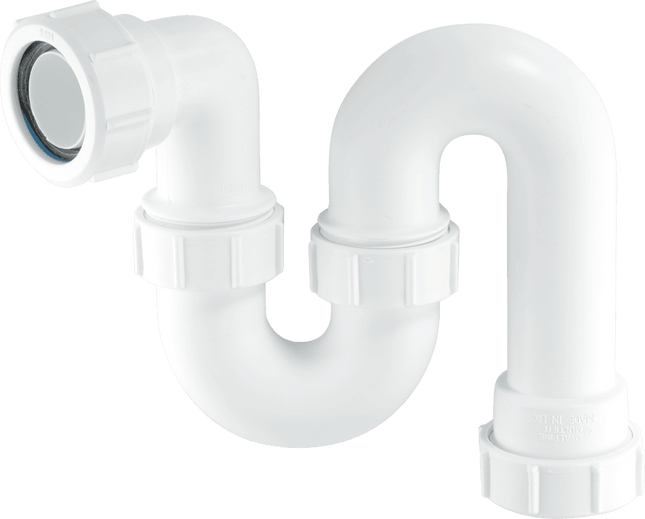 McAlpine TS10 75mm Water Seal Running Tubular Swivel 'S' Trap with Multifit Outlet
