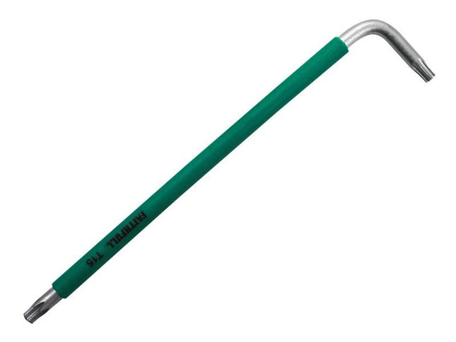 Faithfull Coloured Star Key T15 - S2 Steel, Colour-Coded