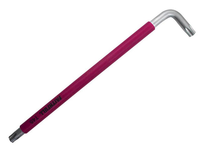 Faithfull Coloured Star Key T45 - S2 Steel, Colour-Coded