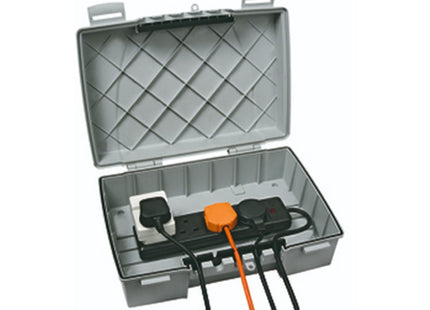 Timeguard Wi Tps401 Outdoor Ip55 Power Enclosure With 4 Gang 13A Socket Strip