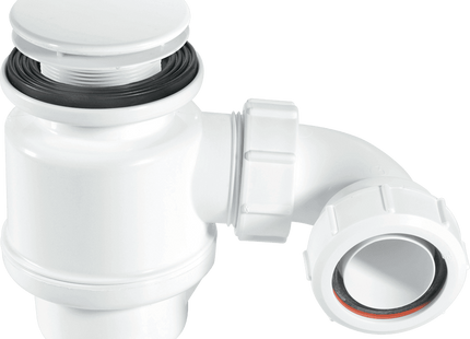 McAlpine STW2-M 50mm Water Seal Resealing Shower Trap with Multifit Outlet