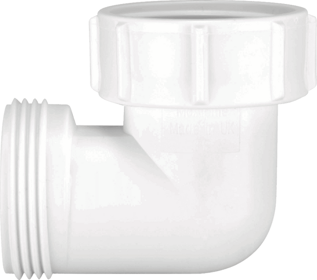 McAlpine T4U 1½" 90° Bend - Female Inlet Nut x BSP Male Connector