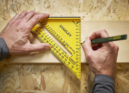 Stanley Hand Tools Quicksquare Dual Colour Abs Rafter Square 180Mm