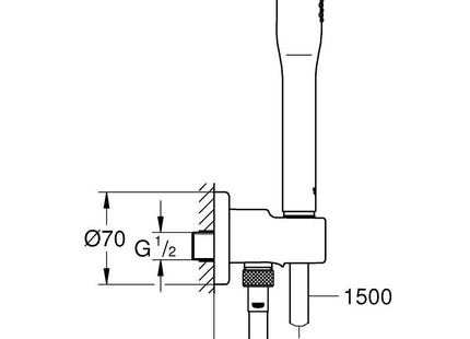 Grohe Euphoria Cosmopolitan Stick Wall H