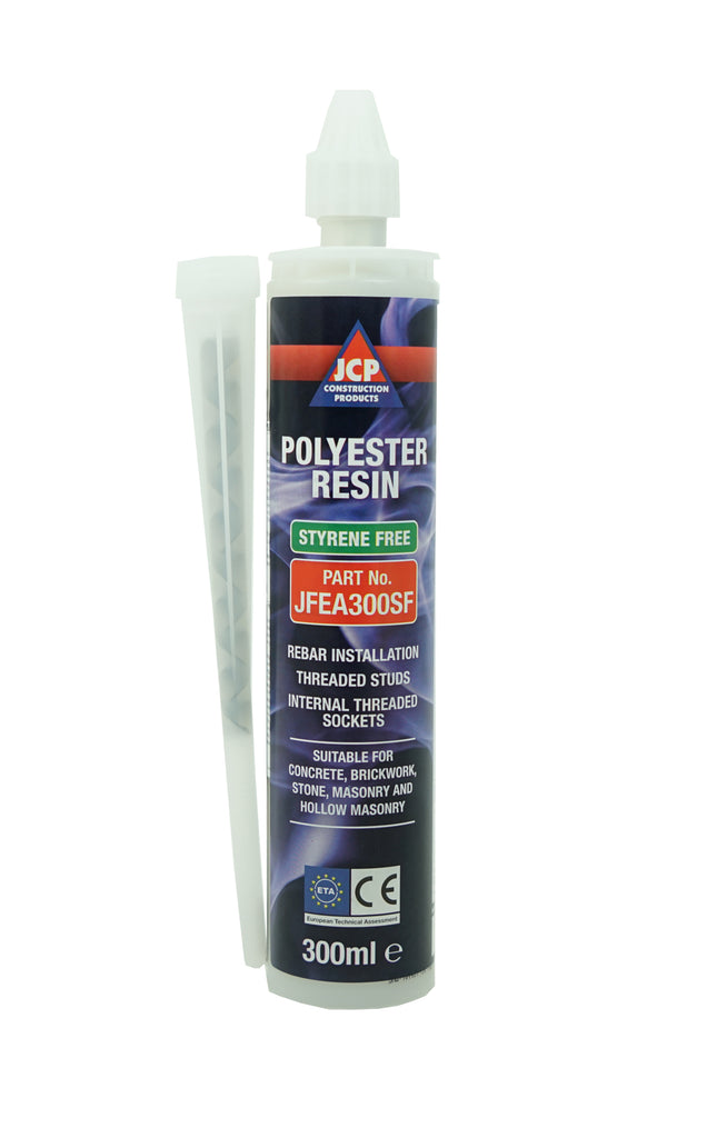 JCP Fixings Eta Option 7 Polyester Styrene Free Injection Resin CE - 300ml (Box of 12)