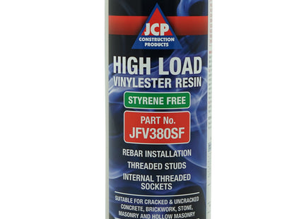 JCP Fixings Eta Option 1 Vinylester Styrene Free Injection Resin CE - 410ml (Box of 12)