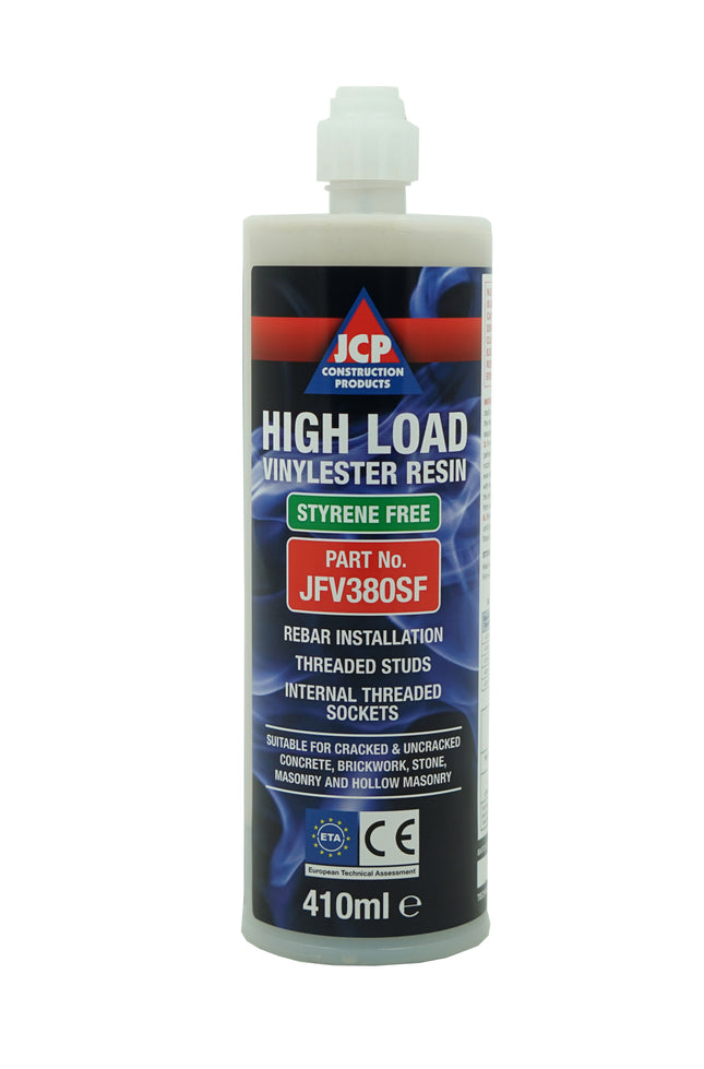 JCP Fixings Eta Option 1 Vinylester Styrene Free Injection Resin CE - 410ml (Box of 12)