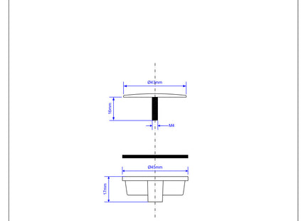 McAlpine TAPSTOP-SS Stainless Steel Tap Hole Stopper