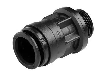 John Guest Speedfit Acetal Straight Adaptor - 15mm x 1/2 BSP (Pack of 10)