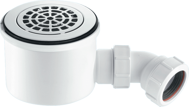 McAlpine ST90CPB-P-HP2 1½" 90mm Hi-Flow Shower Trap