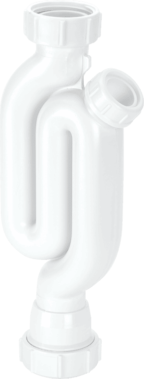 McAlpine X10 75mm Water Seal Straight Through Trap with 1¼" Multifit Outlet and Cleaning Eye