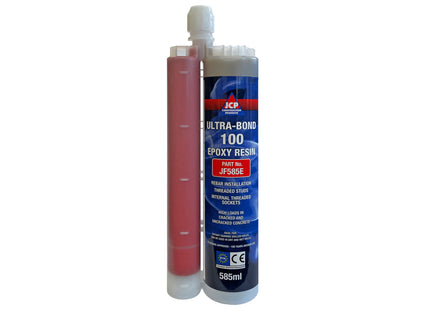 JCP Fixings Ultra Bond 100 Epoxy Resin 585ml - FJJF585E - Ideal for Strong Bonding