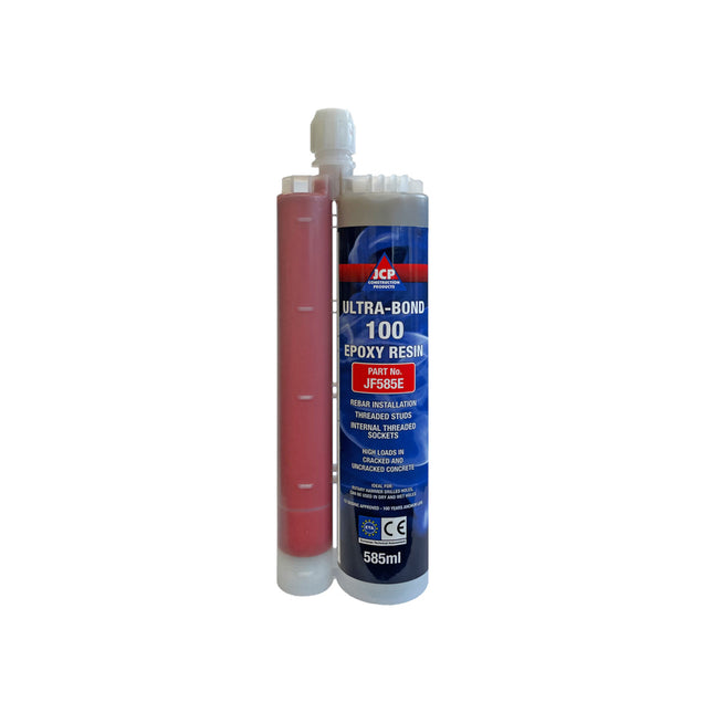 JCP Fixings Ultra Bond 100 Epoxy Resin 585ml - FJJF585E - Ideal for Strong Bonding
