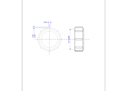 McAlpine S8M 1¼" Multifit Loose Nut