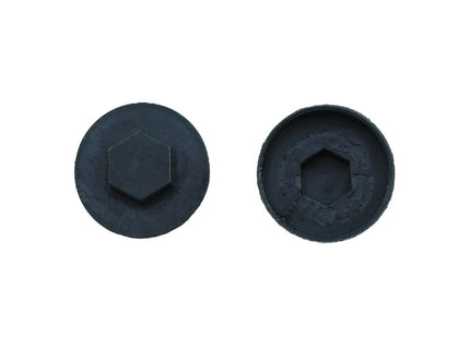 JCP Fixings Anthracite (Ral7016) Coloured Cover Caps - 16mm (Box of 1000)