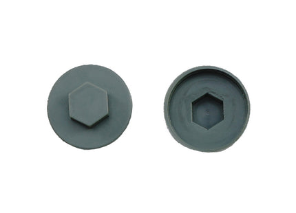 JCP Fixings Merlin Grey (18B25) Coloured Cover Caps - 19mm (Box of 1000)