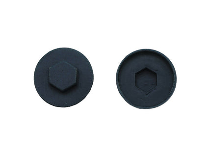 JCP Fixings Slate Blue (18B29) Coloured Cover Caps - 19mm (Box of 1000)