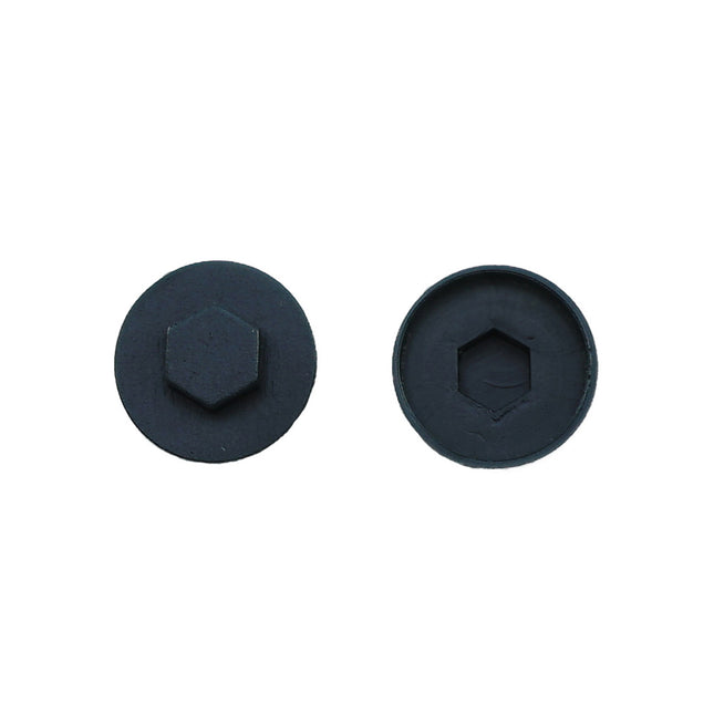 JCP Fixings Slate Blue (18B29) Coloured Cover Caps - 19mm (Box of 1000)
